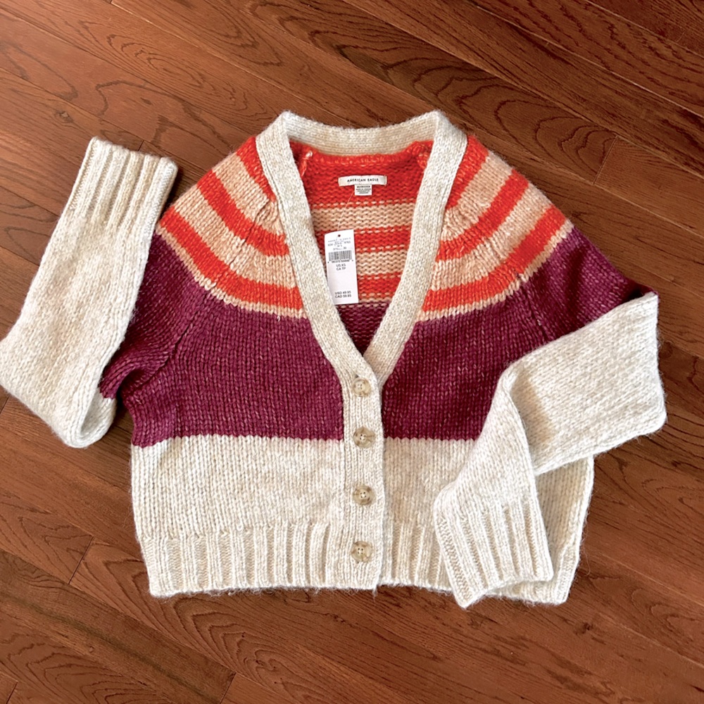 Cropped Cardigan 🧡